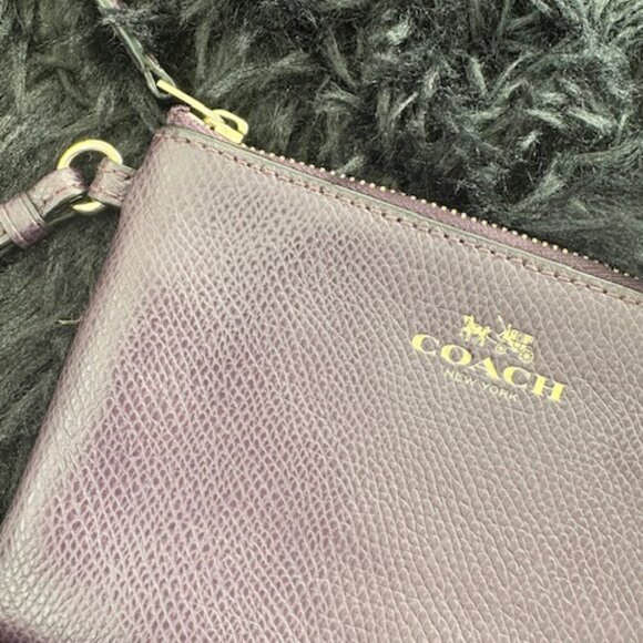 Coach Purple Wristlet Clutch - Picture 6 of 6